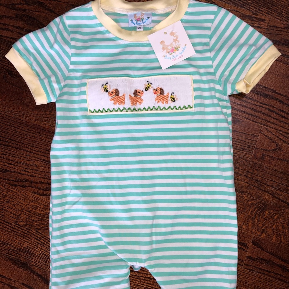 Busy Bees Smocks Romper